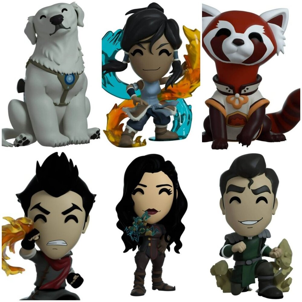BUNDLE - 6 Youtooz Vinyl Figures from Legend of Korra